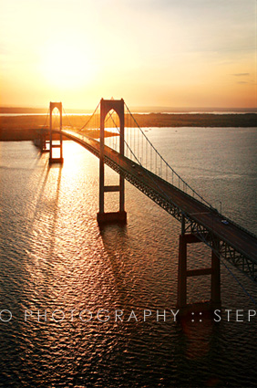 Newport Bridge - Aerial View